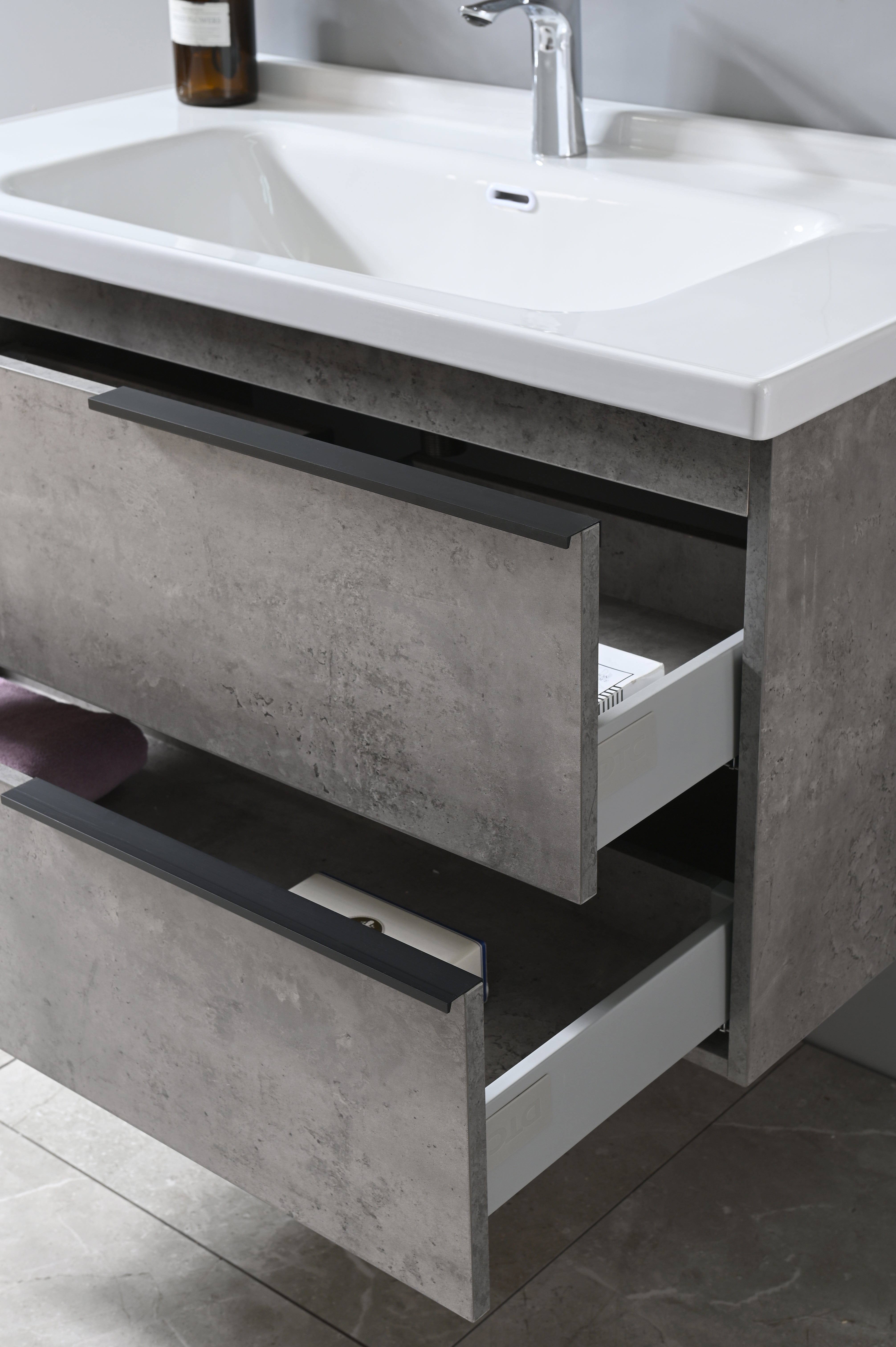 Auva Vanité Vanité-Lavabo Allure 40'' Gris